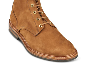 Bernwood Logger Boot - Whisky Hydro Nubuck - R E Tricker Ltd