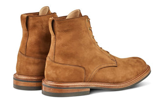 Bernwood Logger Boot - Whisky Hydro Nubuck - R E Tricker Ltd