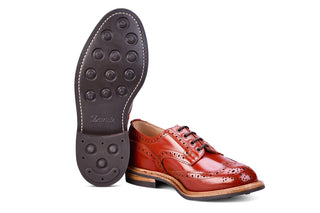 Bourton Country Shoe - Orange Bookbinder - R E Tricker Ltd