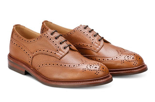 Bourton Country Shoe - Sienna Scotch Grain - R E Tricker Ltd