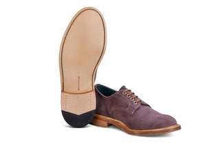 Daniel Tramping Shoe - Purple suede - R E Tricker Ltd