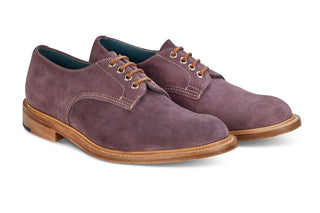 Daniel Tramping Shoe - Purple suede - R E Tricker Ltd