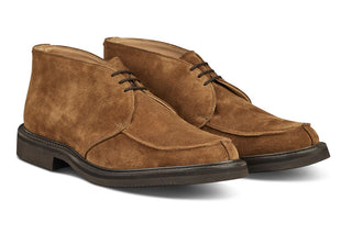 David Apron Boot - Cubana Castorino Suede - R E Tricker Ltd