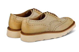 Durham Country Brogue - Off White Funchal - R E Tricker Ltd