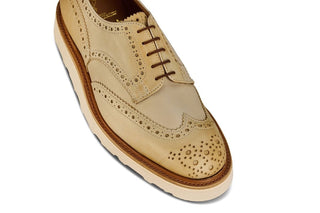 Durham Country Brogue - Off White Funchal - R E Tricker Ltd