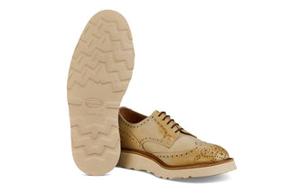 Durham Country Brogue - Off White Funchal - R E Tricker Ltd