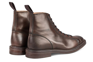 Ethan Monkey Boot - Espresso Burnished - R E Tricker Ltd