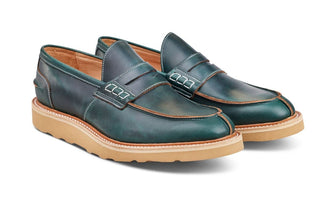 James Penny Loafer - Green Cutter - R E Tricker Ltd
