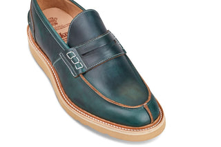 James Penny Loafer - Green Cutter - R E Tricker Ltd