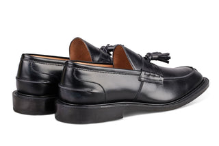 Jamie Tassel Loafer - Black - R E Tricker Ltd