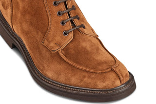 Lawrence Apron Front Derby Boot - Cubana Suede - R E Tricker Ltd