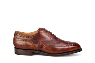 Piccadilly Brogue Oxford City Shoe - Brown Museum - R E Tricker Ltd