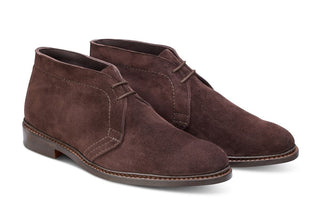 Polo Chukka Boot - Coffee Castorino Suede - R E Tricker Ltd