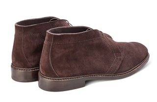 Polo Chukka Boot - Coffee Castorino Suede - R E Tricker Ltd