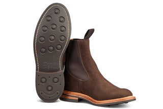 Stephen Chelsea Boot - Brown Hydro Nubuck - R E Tricker Ltd