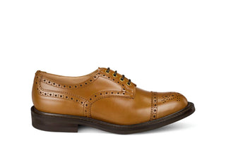 7047 - Men's Derby ToeCap Brogue - Chestnut Windsor Bonaudo - R E Tricker Ltd