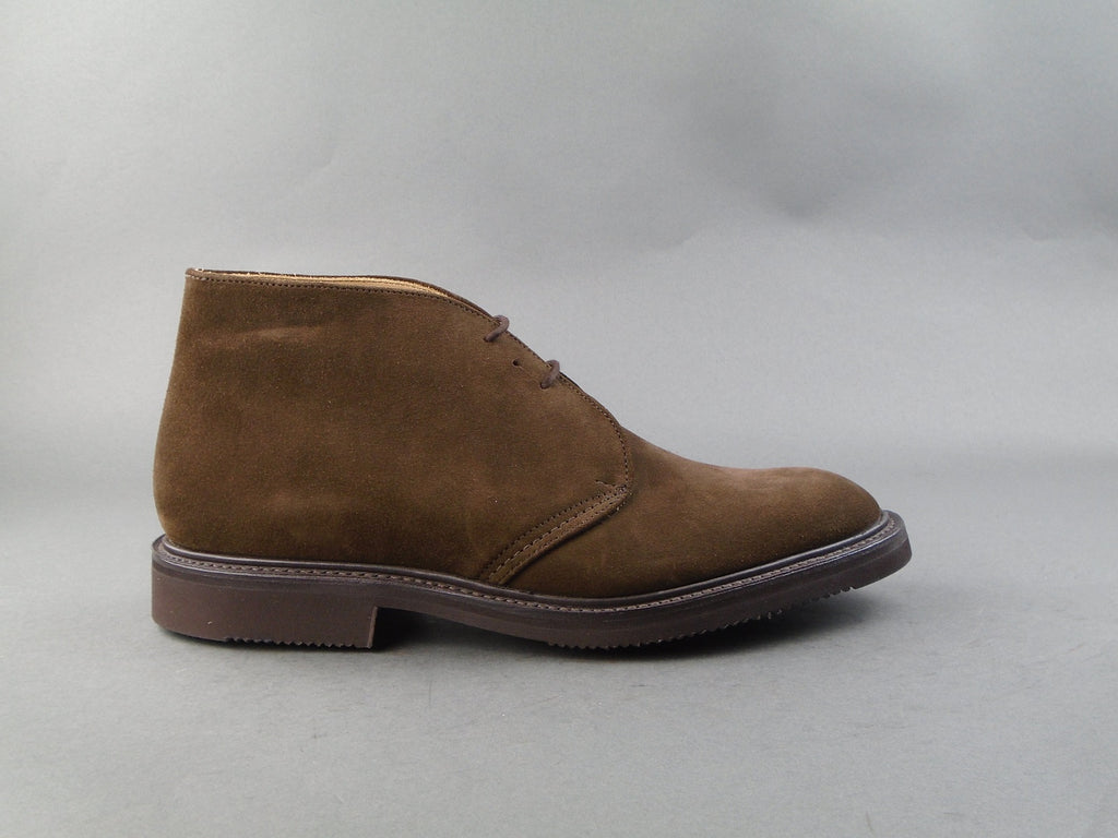 Aldo Chukka Boots - Chocolate Suede – Tricker's Factory Shop