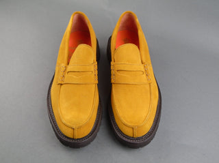 Eva Penny Loafer - Curry Suede