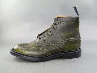 Stow Country Boot - Moss Green Kudu/Dainite