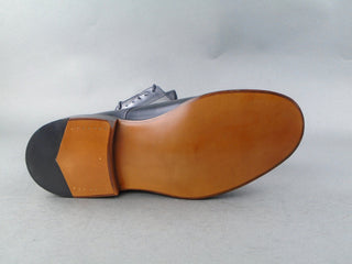 Plain Derby Shoe - Black Box Calf