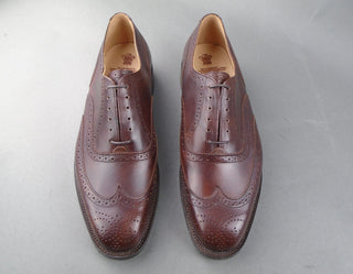 Piccadilly Full Brogue City Shoe - Brown Museum