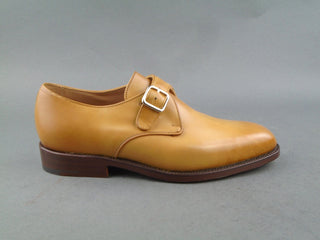 Mayfair Single Monk Shoe - 1001 Burnished