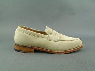 Jermyn Street Penny Loafer - Oatmeal Suede