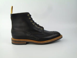 Horween Brogue Boots - CXL Black