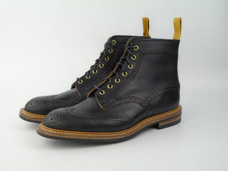 Horween Brogue Boots - CXL Black