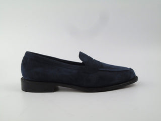 Maine Penny Loafer - Denim Suede Unlined