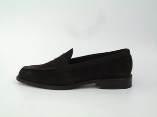 Maine Penny Loafer - Coffee Suede Unlined