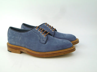 Robert Derby Shoe - Denim Nubuck