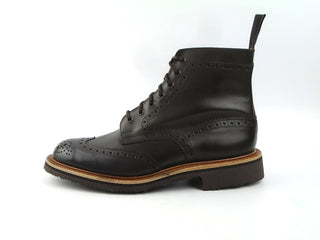 Stow Country Brogue Boots - Cafe Burnished