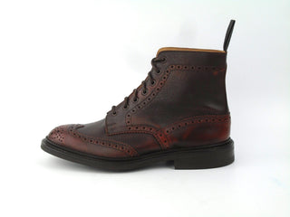 Stow Country Boot  - Burgundy Hatch Grain