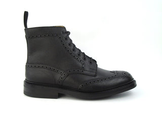 Stow Country Boot  - Black Zug Grain