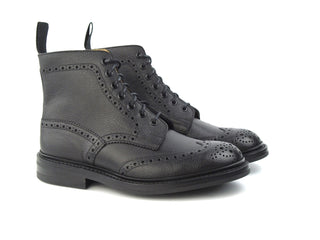 Stow Country Boot  - Black Zug Grain