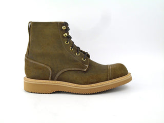 Low Leg Logger Boot - Peanut Waxed Suede