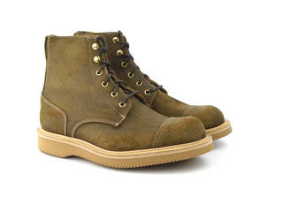 Low Leg Logger Boot - Peanut Waxed Suede