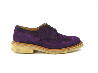 Woodstock Derby Super Shoe - Purple Suede