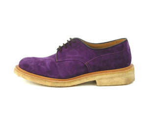 Woodstock Derby Super Shoe - Purple Suede