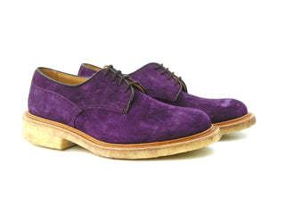 Woodstock Derby Super Shoe - Purple Suede