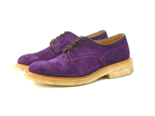 Woodstock Derby Super Shoe - Purple Suede