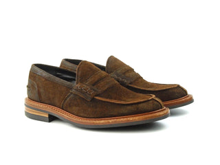 James Penny Loafer - Ridge Waxed Suede