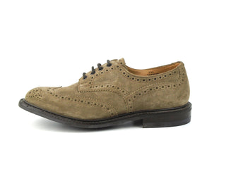 Bourton Country Brogue Shoe - Visone Suede