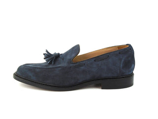 Elton Tassel Loafer - Denim Castorino Suede