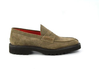 Eva Penny Loafer - Visone Suede