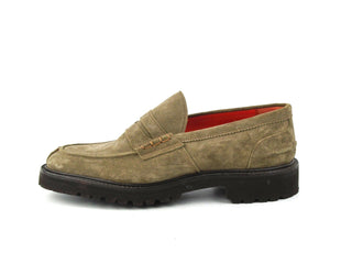 Eva Penny Loafer - Visone Suede