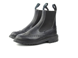 Worn Silvia Dealer Boot - Black Calf