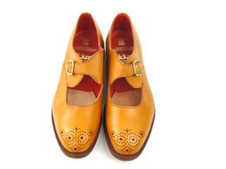 Worn Melissa Buckle  Shoe - Acorn Antique