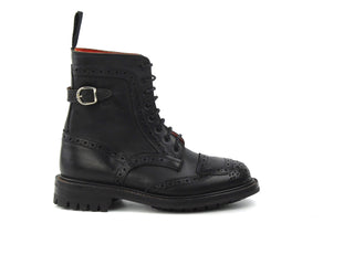 Maria High Leg Biker Boot - Black Haas